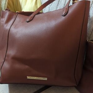 Steve Madden Rich Brown Tote Bag